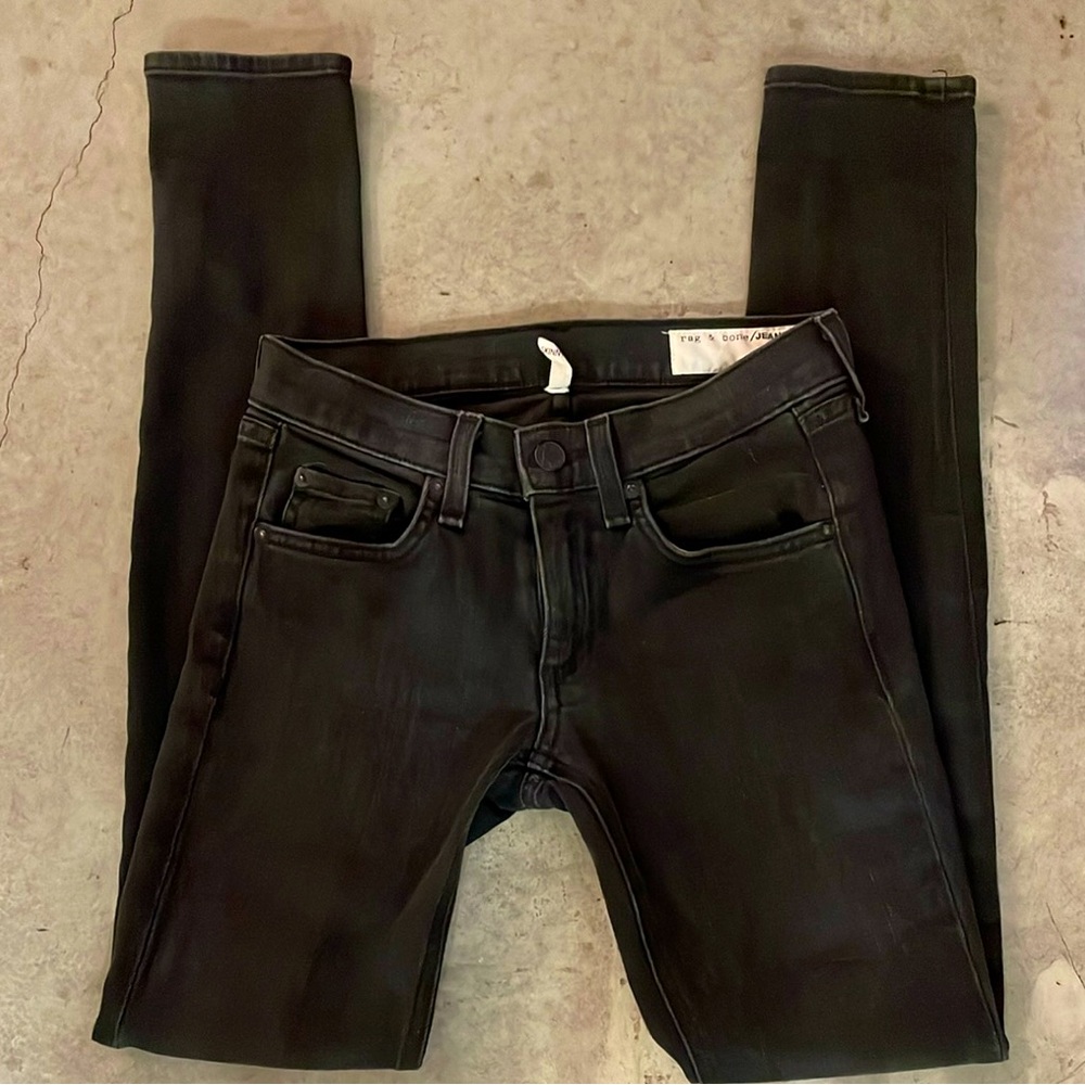 Rag & Bone Cate Skinny Black Jeans